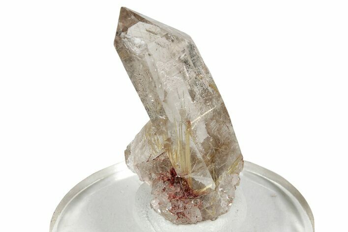 Glassy Rutilated Quartz Crystals - Brazil #244789
